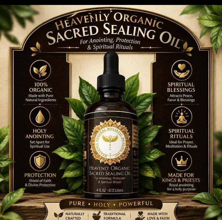 Heavenly Organic Sacred Sealing Oil — 4 oz bottle